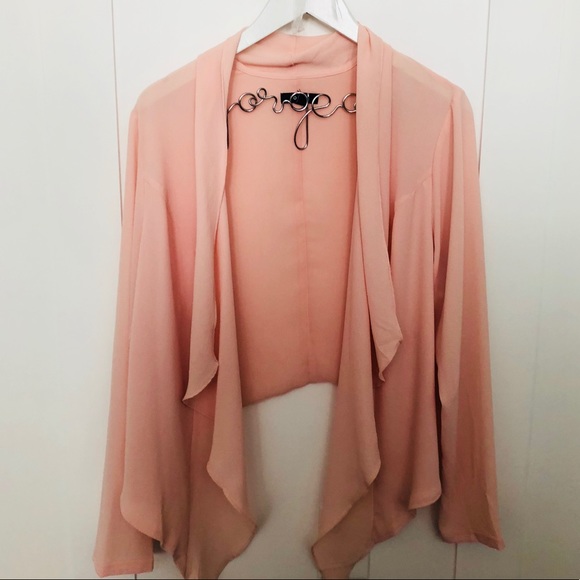 Torrid Blush Pink Crepe Blazer - Picture 2 of 8